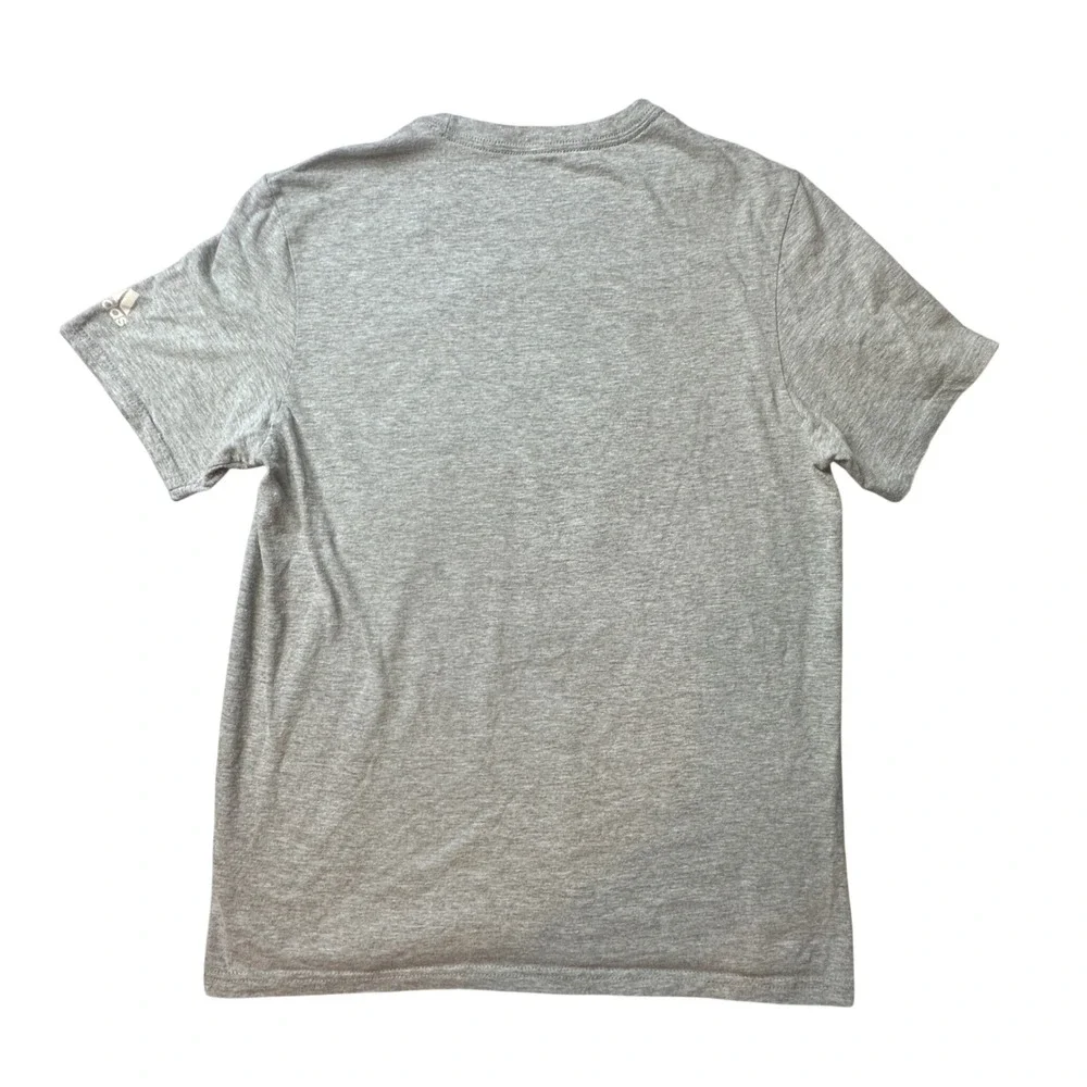 Adidas T-Shirt Mens S Gray Amplifier Tee Graphic Short Sleeve Athletic ATACAGIL
